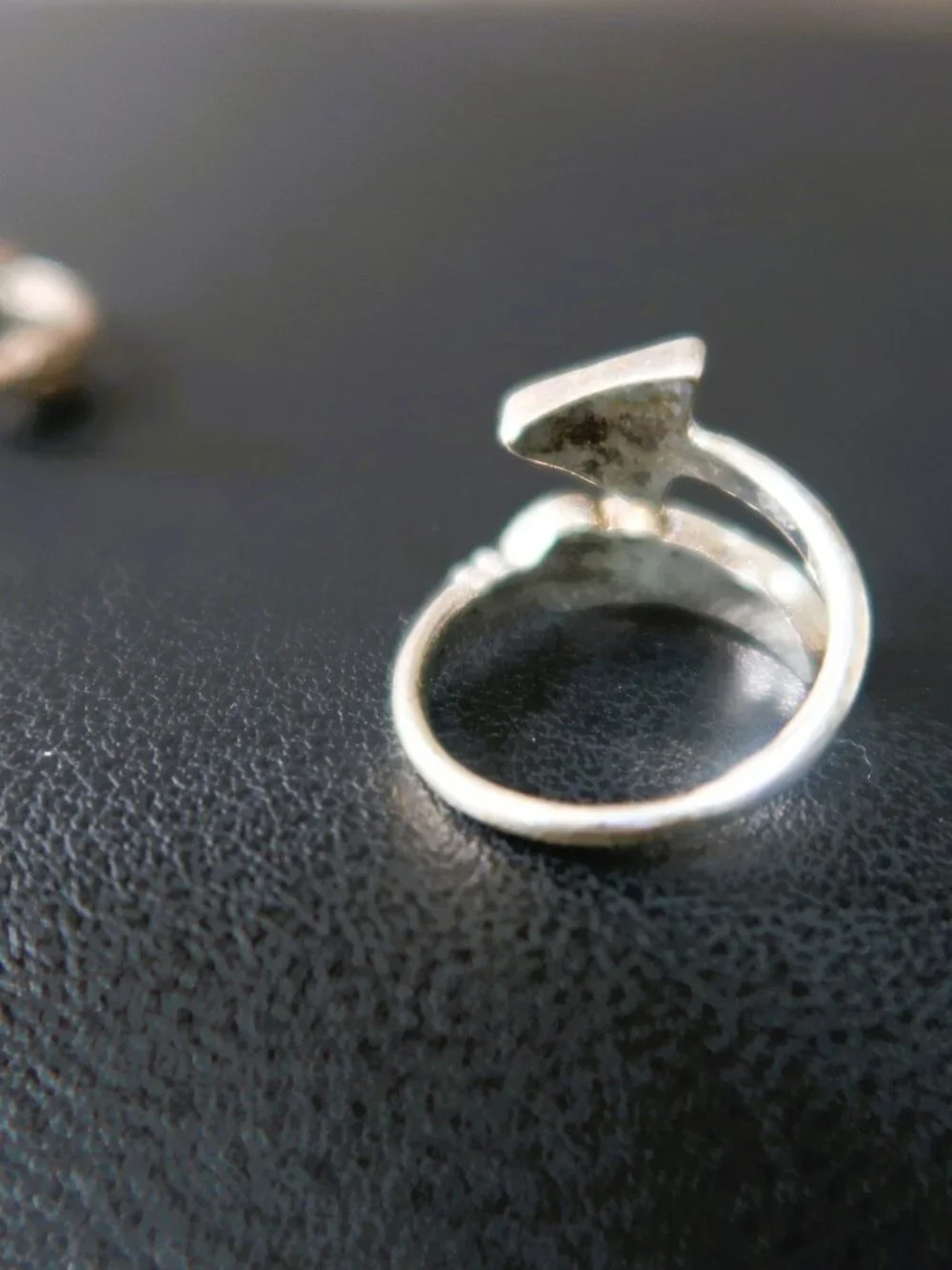Desert Vibe Boho Rings Three Piece Stack Silver Tone Lizard Feather Arrow DIY